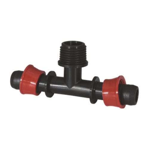 Raccord de micro-irrigation en T - 055900 series - Poliext CSÖVEK Kft. - en polypropylène / mâle