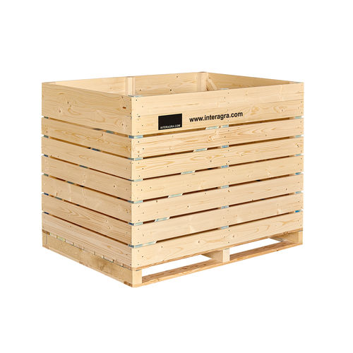 Caisse-palette de pommes de terre - NL Standard - PPHU INTER AGRA SC - en bois