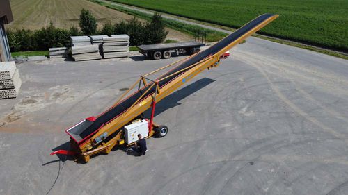 Convoyeur pour céréales - Agrar Systems B.V. - à bande / mobile / incliné