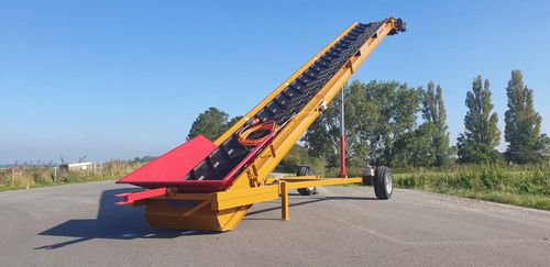 Convoyeur pour céréales - Agrar Systems B.V. - à bande / à hauteur variable