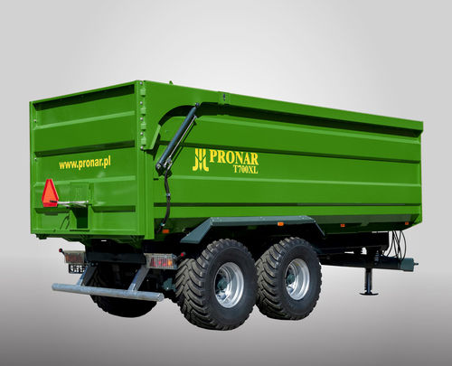 Remorque plateau avec ridelles - T700XL - Pronar Sp. z o.o. - tandem / agricole / 17 tonnes