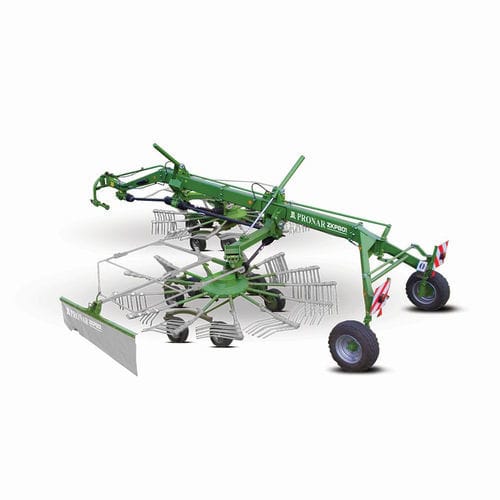 Andaineur rotatif - ZKP801 - Pronar Sp. z o.o. - à dépose latérale / bi-rotor