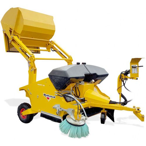 Balayeuse montée sur tracteur - URBANET 1500 - RABAUD - de désherbage