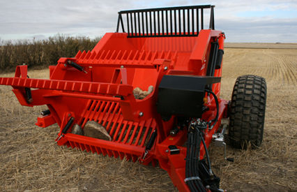 Ramasseuse de pierres pour tracteur - RR series - Rite Way Mfg. Co. Ltd. - déchargement au sol