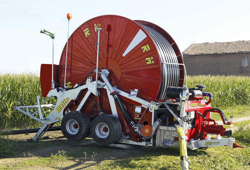 Enrouleur d'irrigation à entraînement par turbine - GIANT xjm - RM Irrigation S.p.A. - traîné / avec système de pompage