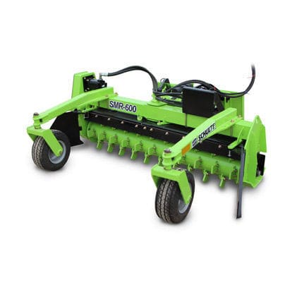 Andaineur de pierres - SMR-600 - Schulte Industries - rotatif / à dépose latérale / monorotor