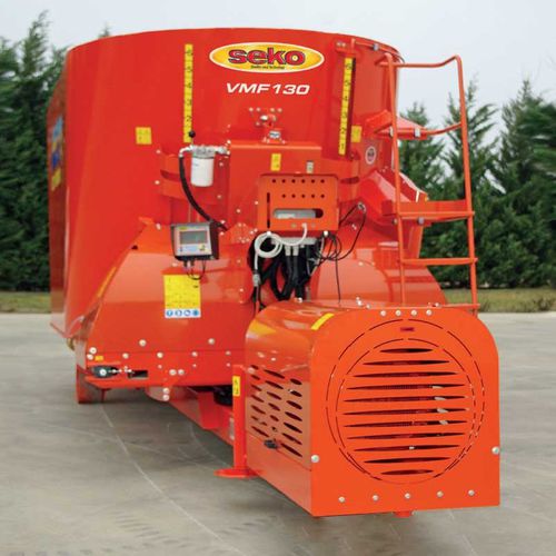 Mélangeuse à vis verticale - TIGER V1 ME - SEKO INDUSTRIES - stationnaire / à déchargement frontal / à simple vis