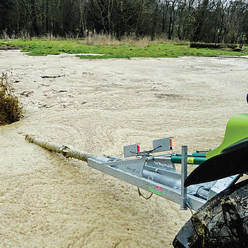 Mélangeur de lisier horizontal - SlurryKat Ltd. - sur prise de force / immergé / en acier inoxydable