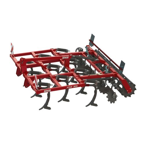 Cultivateur traîné - ATOS - SMS CZ s.r.o. - porté / avec attelage trois points / avec rouleau