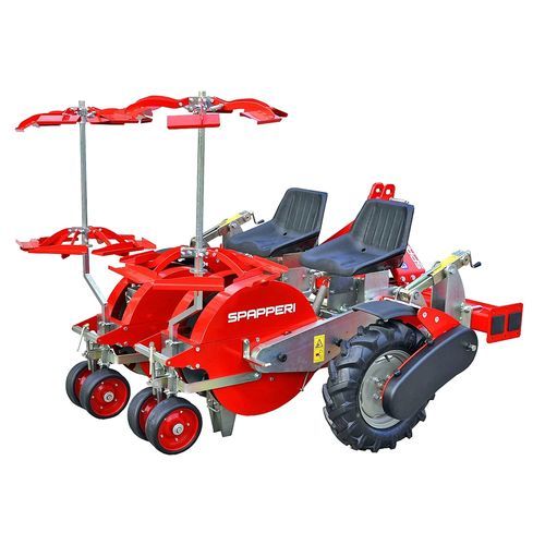 Planteuse de légumes - AS TWINDRIVE - SPAPPERI - de bulbes / manuelle / à 2 rangs