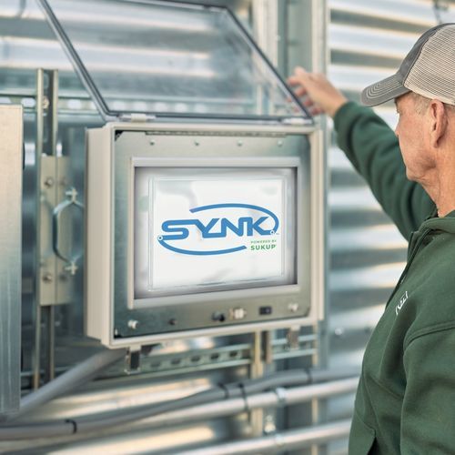 Système de surveillance pour céréales - Synk&trade; EngIn&trade; - Sukup Mfg Co - pour l'agriculture / de température / d'humidité