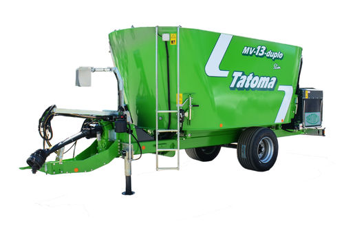 Mélangeuse à vis verticale - MV-13-DT, MV-15-DT - TATOMA - traînée / à déchargement dorsal / à 2 vis