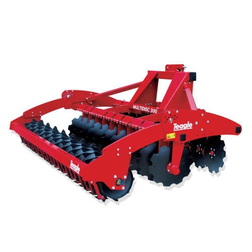 Déchaumeur à disques monté - MULTIDISC Series - TEAGLE MACHINERY Ltd. - 3 sections / avec rouleau