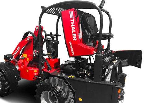 Chargeuse sur pneus - 2838T - Thaler GmbH & Co. KG - avec cabine / articulée / télescopique
