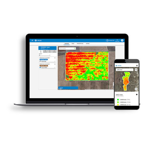 Logiciel de gestion - TAP Fields - Topcon Precision Agriculture - de gestion de données / agricole / agricole