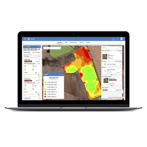 Logiciel de gestion - Topcon Precision Agriculture - d'analyse / de supervision / de gestion de données