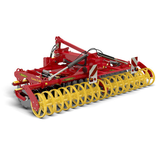 Déchaumeur à disques porté - Carrier XT 425-625 - VÄDERSTAD GmbH - 2 sections / avec rouleau / à réglage hydraulique