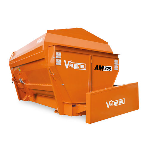 Mélangeuse à vis horizontale - AM series - Valmetal - stationnaire / à déchargement latéral / à 4 vis