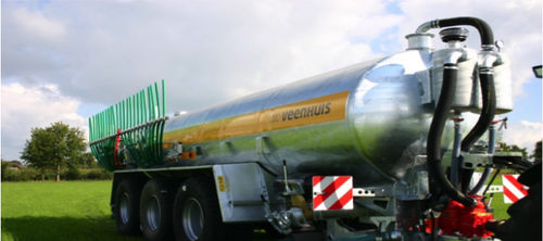 Tonneau à lisier à 3 essieux - Ecoline  - Veenhuis Machines BV - traîné / à vide / avec enfouisseur