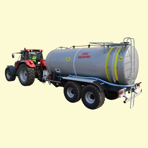 Épandeur de lisier à 2 essieux - VNC-16 - Zavod Kobzarenka Ltd. - à vide / traîné / avec pompe centrifuge