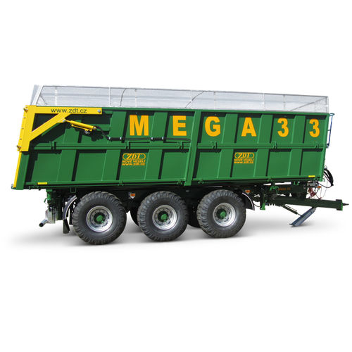 Benne - MEGA 33 - ZDT - Zemedelska a Dopravni Technika, spol. s r.o. - à 3 essieux / agricole / à freinage hydraulique