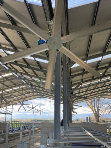 Ventilateur pour bâtiment agricole - AGRICOW - de circulation d'air / de plafond / axial