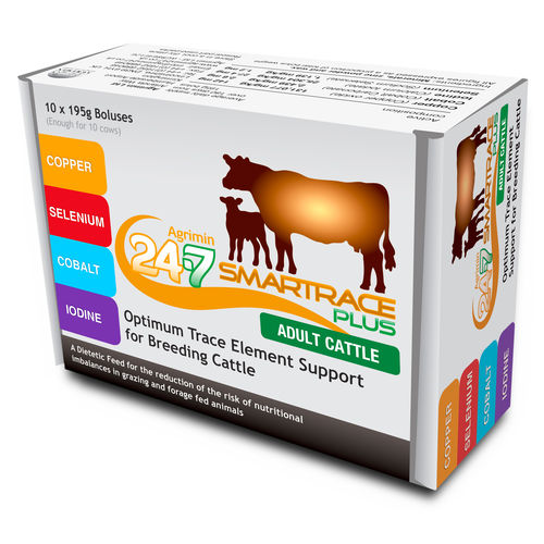 Bolus pour la nutrition - Smartrace® Plus Adult - Agrimin Ltd. - pour bovins / correcteur de carence / organique