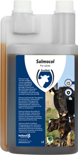 Aliment supplémentaire pour animaux - SALM0 series - Holland Animal Care - pour veaux / avec acide / liquide
