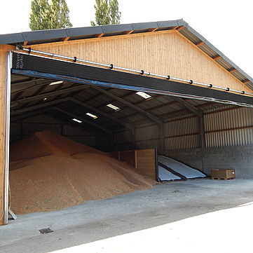 Porte pliante - Lubratec® - HUESKER Synthetic GmbH - pour bâtiment de stockage / de sécurité