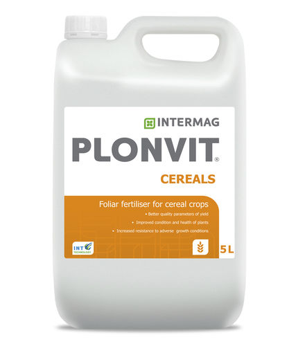 Engrais organique - PLONVIT CEREALS - INTERMAG Sp. z o.o. - aux oligo-éléments / liquide / pour application foliaire