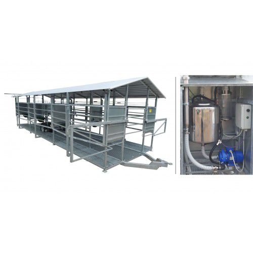 Salle de traite pour vaches - MOOTECH-6 - JSC Mototecha - parallèle / en tandem / mobile