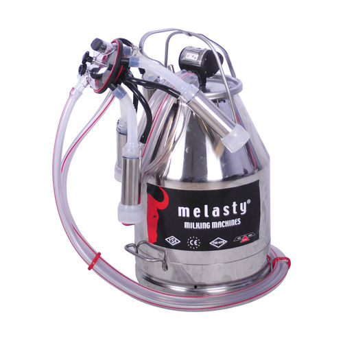 Bidon à lait en acier inoxydable - 1 PS - Melasty Milking Machines & Equipment - avec couvercle