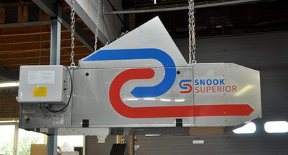 Aérotherme à gaz - SNOOKSUPERIOR - Multiheat Internationall B.V. - pour montage au plafond / pour poulailler