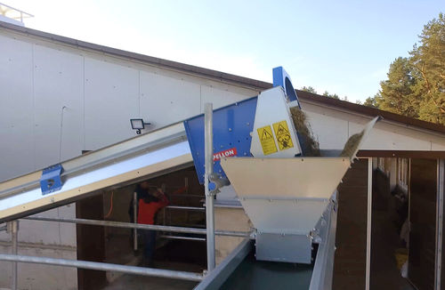 Convoyeur d'alimentation - BC 600 - Pellon Group Oy - à bande