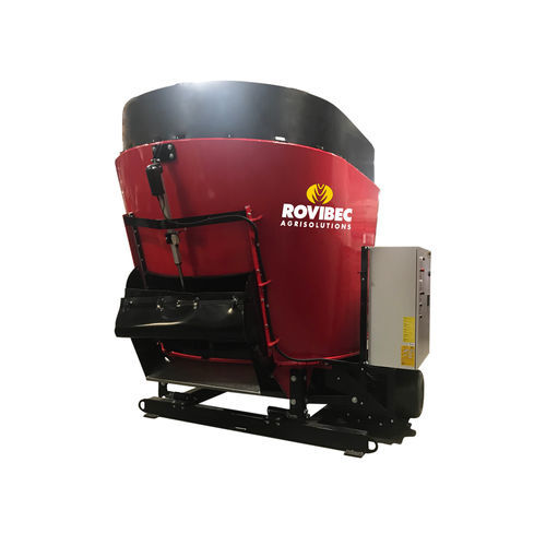 Mélangeuse à vis verticale - M40S - Rovibec Agrisolusions - stationnaire / à déchargement frontal / à simple vis