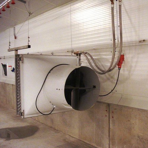 Aérotherme mural - SCHULZ Systemtechnik GmbH - pour poulailler / à convection