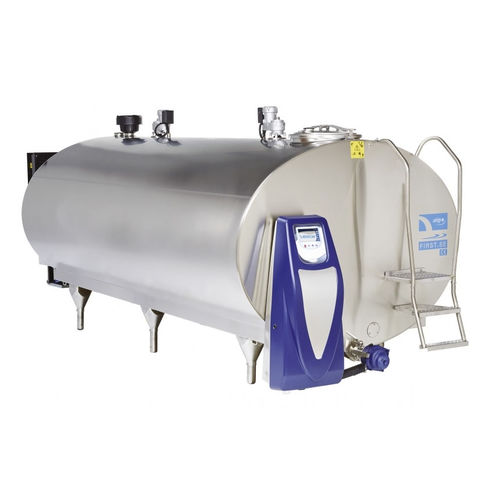 Cuve à lait - FIRST.SE - SERAP INDUSTRIES - horizontale / en acier inoxydable / avec système de refroidissement
