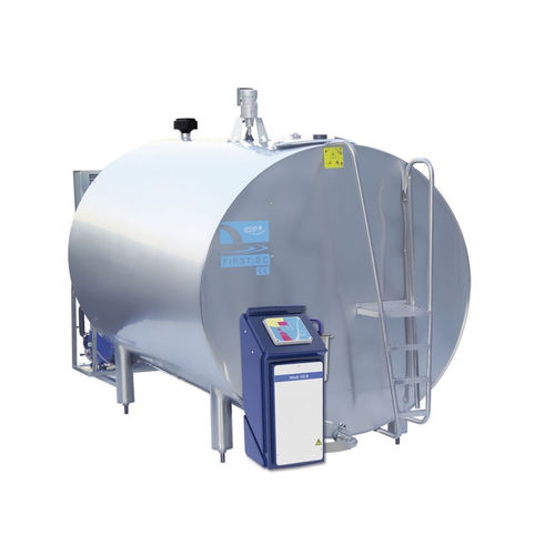 Cuve à lait - FIRST.SC - SERAP INDUSTRIES - horizontale / en acier inoxydable / avec système de refroidissement
