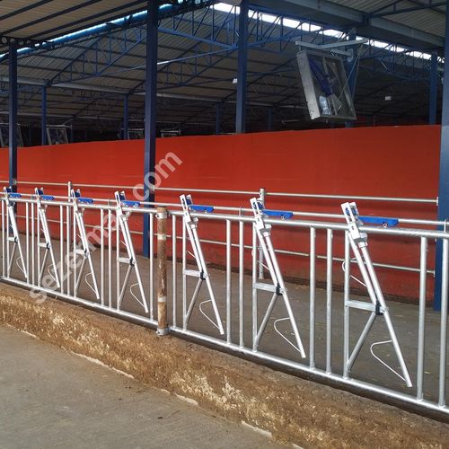 Cornadis pour vaches - HYKB-6/9 - SEZER TARIM ve Sagim Teknolojileri San. ve Tic. Ltd. Sirketi - autobloquant / à structure tubulaire / oblique