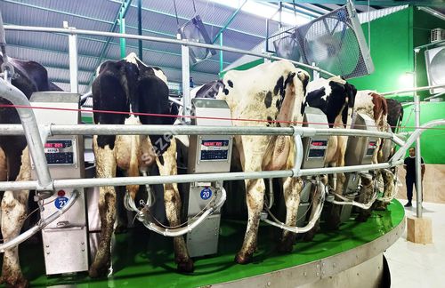 Salle de traite pour vaches - SEZER TARIM ve Sagim Teknolojileri San. ve Tic. Ltd. Sirketi - rotative