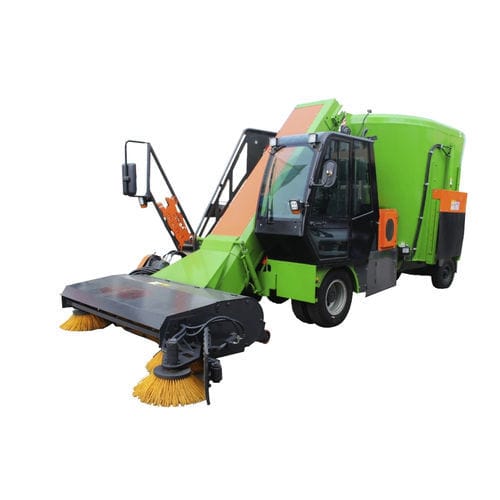 Collecteur de silage automatique - 12B - Tai'an Yimeite Machinery Co., Ltd. - avec fonction d'épandage / avec mélangeur