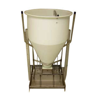 Trémie d'alimentation pour porcelets - Minifeeder  - TecoPor B.V. - en métal / multi-accès