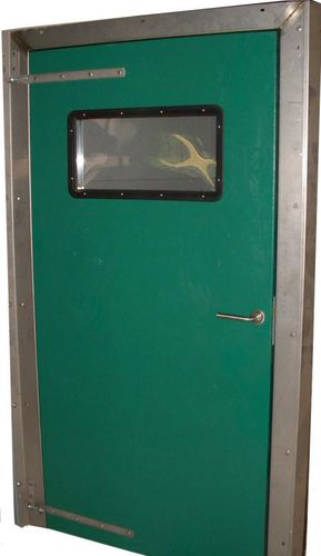Porte pour bâtiment d'élevage - TecoPor B.V. - PVC / en polyéthylène