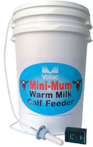 Mangeoire pour veaux - Mini-Mum  - Volac - en plastique / avec tétines