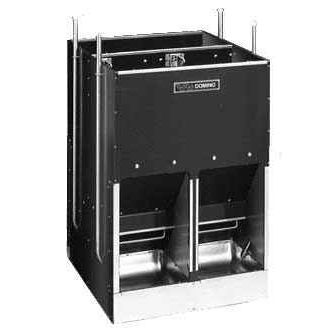 Auge pour porcs - S series - W. DOMINO A/S - en polyéthylène / en acier inoxydable