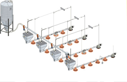 Équipement d'alimentation pour volaille - Zhucheng Zhongyu Mechanical and Electrical Equipment Co., Ltd. - de tube