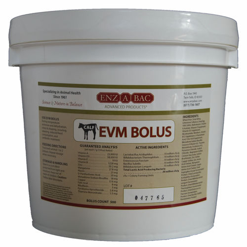 Complément alimentaire pour animaux - EVM Bolus  - ENZ-A-BAC Advanced Products - pour bovins / pour porcins / de minéraux