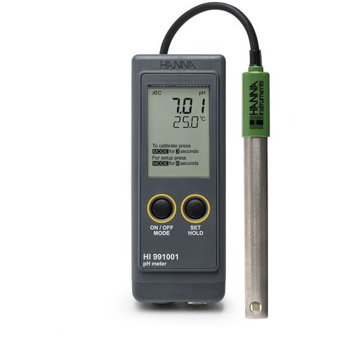 Analyseur de température - HI991001 - Hanna Instruments - de pH / portable / compact
