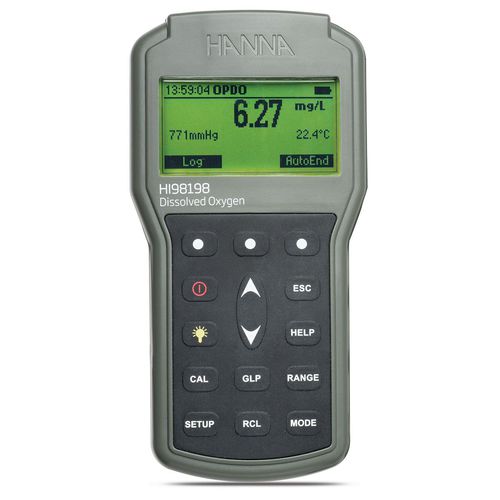 Analyseur d'oxygène dissous - HI98198  - Hanna Instruments - de température / portable / optique