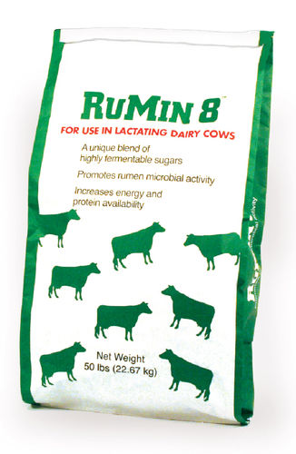 Complément alimentaire pour animaux - RuMin 8® - Milk Specialties Global - pour bovins / de protéines / avec acide